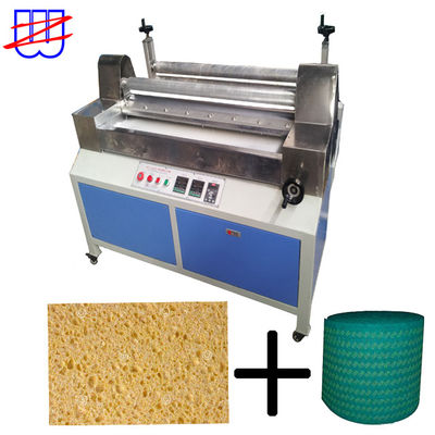 AC380/50HZ machine de laminage de coupe de mousse d'éponge de cuisine pour la ligne de production de mousse