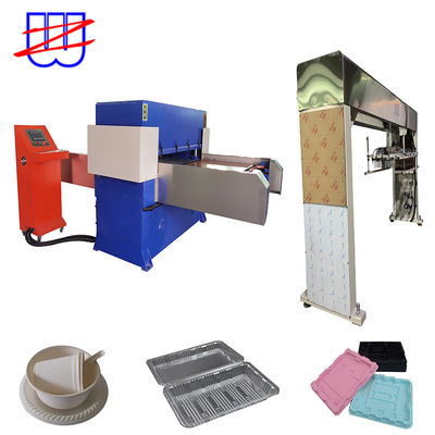 250 temps machine de découpe à matrices hydrauliques à clous mécaniques en PVC/PET/PE/PS en plastique