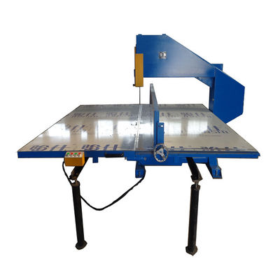 Coupeuse de scie à lame verticale manuelle de 500 mm pour la découpe de blocs de feuille de mousse PE PE EVA PU EPS
