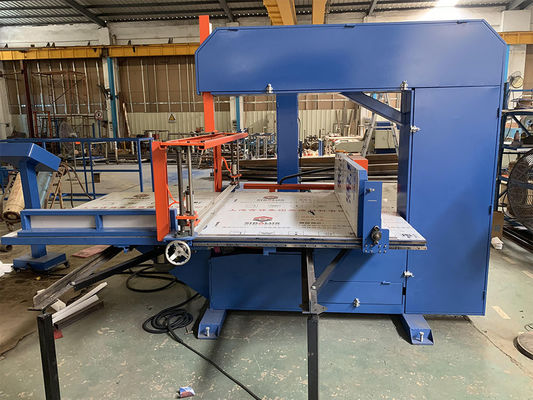Machine à scier à lame verticale à tampon vert automatique pour la production en série