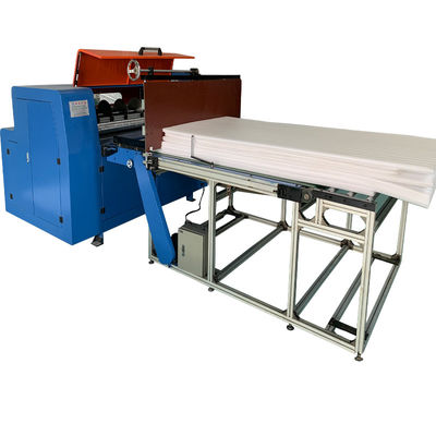 Ligne de production de coupe transversale et verticale de mousse de PE en PU